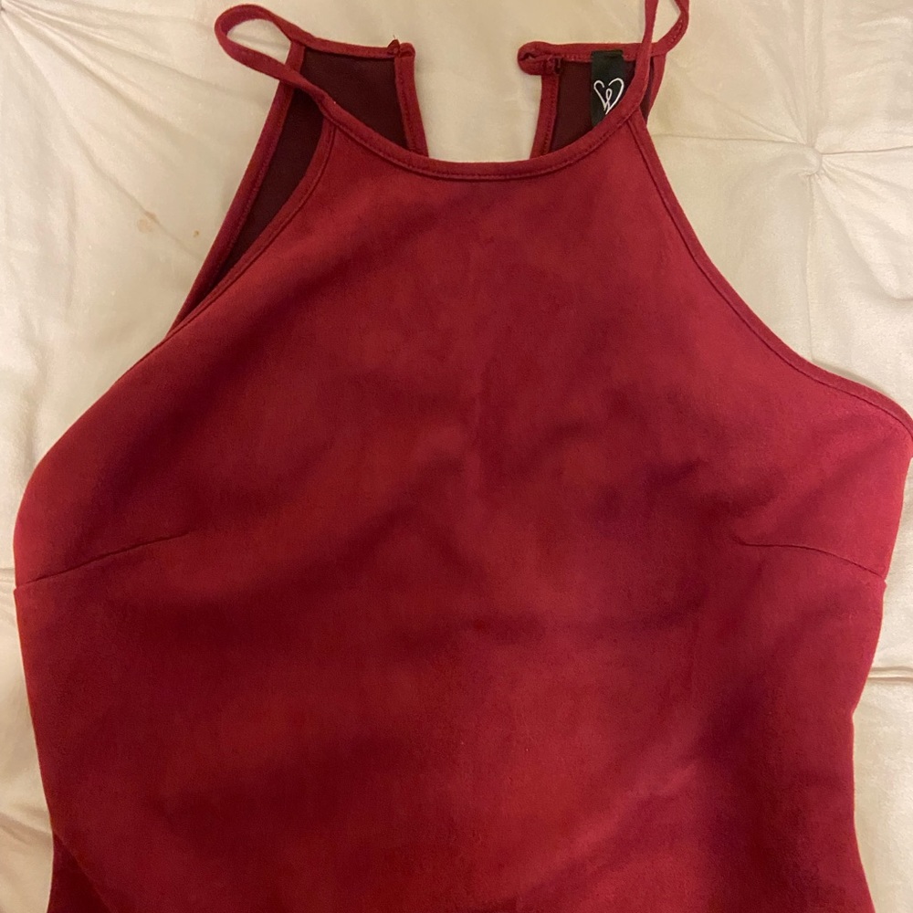 RED TIGHT FITTED DRESS